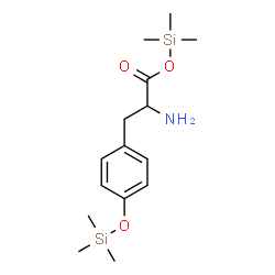 ChemSpider 2D Image | Trimethylsilyl O-(trimethylsilyl)tyrosinate | C15H27NO3Si2