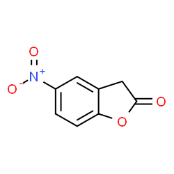 ChemSpider 2D Image | 5-Nitrobenzofuran-2-one | C8H5NO4