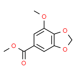 ChemSpider 2D Image | methyl 3,4-methylenedioxy-5-methoxybenzoate | C10H10O5