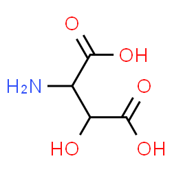 ChemSpider 2D Image | 3-Hydroxyaspartic acid | C4H7NO5