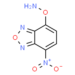 ChemSpider 2D Image | 4-(Aminooxy)-7-nitro-2,1,3-benzoxadiazole | C6H4N4O4