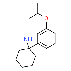 ChemSpider 2D Image | 1-(3-Isopropoxyphenyl)cyclohexanamine | C15H23NO