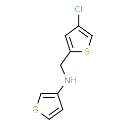 ChemSpider 2D Image | N-[(4-Chloro-2-thienyl)methyl]-3-thiophenamine | C9H8ClNS2