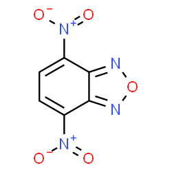 ChemSpider 2D Image | 4,7-Dinitro-2,1,3-benzoxadiazole  | C6H2N4O5