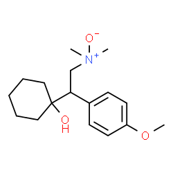 ChemSpider 2D Image | 1-[2-(Dimethylnitroryl)-1-(4-methoxyphenyl)ethyl]cyclohexanol | C17H27NO3