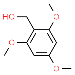 ChemSpider 2D Image | (2,4,6-Trimethoxyphenyl)methanol | C10H14O4