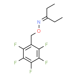 ChemSpider 2D Image | N-[(Pentafluorobenzyl)oxy]-3-pentanimine | C12H12F5NO