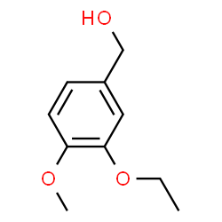 ChemSpider 2D Image | 3-Ethoxy-4-methoxybenzyl alcohol | C10H14O3