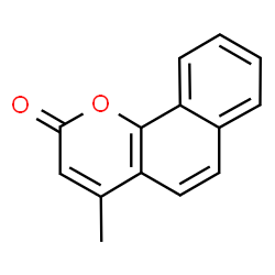 ChemSpider 2D Image | 4-Methyl-2H-benzo[h]chromen-2-one | C14H10O2