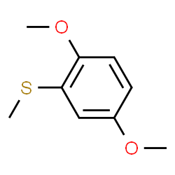 ChemSpider 2D Image | 1,4-dimethoxy-2-(methylthio)benzene | C9H12O2S