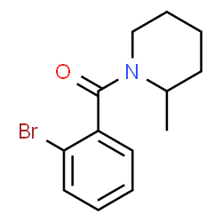 ChemSpider 2D Image | 1-(2-Bromobenzoyl)-2-methylpiperidine | C13H16BrNO
