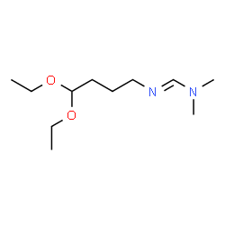 ChemSpider 2D Image | N'-(4,4-Diethoxybutyl)-N,N-dimethylimidoformamide | C11H24N2O2