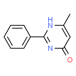 ChemSpider 2D Image | 6-Methyl-2-phenylpyrimidin-4-ol | C11H10N2O