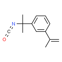 ChemSpider 2D Image | 3-isopropenyl-?,?-dimethylbenzyl isocyanate | C13H15NO