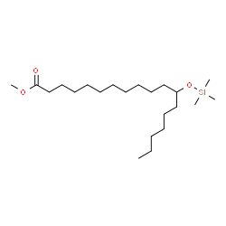 ChemSpider 2D Image | Methyl 12-[(trimethylsilyl)oxy]octadecanoate | C22H46O3Si