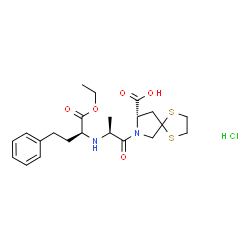 ChemSpider 2D Image | spirapril hydrochloride | C22H31ClN2O5S2