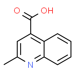 ChemSpider 2D Image | 2-Methyl-4-quinolinecarboxylic acid | C11H9NO2