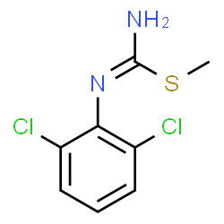 ChemSpider 2D Image | Methyl N'-(2,6-dichlorophenyl)carbamimidothioate | C8H8Cl2N2S