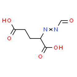 ChemSpider 2D Image | 2-(Formyldiazenyl)pentanedioic acid | C6H8N2O5