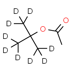 ChemSpider 2D Image | 2-(~2~H_3_)Methyl(~2~H_6_)-2-propanyl acetate | C6H3D9O2