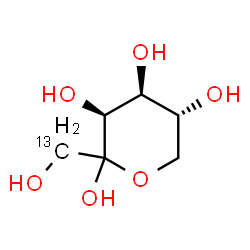 ChemSpider 2D Image | D-[1-13C]TAGATOSE | C513CH12O6