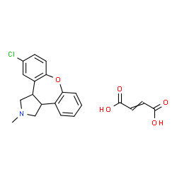 ChemSpider 2D Image | Asenapine | C21H20ClNO5