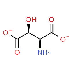 ChemSpider 2D Image | erythro-3-hydroxy-L-aspartate | C4H5NO5
