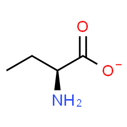 ChemSpider 2D Image | (2S)-2-Aminobutanoate | C4H8NO2
