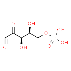 ChemSpider 2D Image | 5-O-Phosphono-L-threo-pentos-2-ulose | C5H9O8P