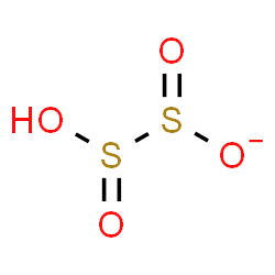 ChemSpider 2D Image | Hydrogen dithionite | HO4S2
