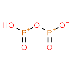 ChemSpider 2D Image | 3-Hydroxy-1,3-dioxodiphosphoxane-1,3-diium-1-olate | HO5P2