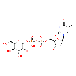 ChemSpider 2D Image | dTDP-D-galactose | C16H26N2O16P2