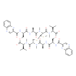 ChemSpider 2D Image | Echinomycin | C51H64N12O12S2