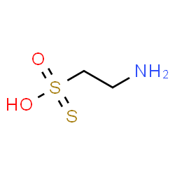 ChemSpider 2D Image | thiotaurine | C2H7NO2S2