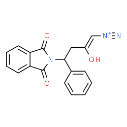 ChemSpider 2D Image | (1Z)-4-(1,3-Dioxo-1,3-dihydro-2H-isoindol-2-yl)-2-hydroxy-4-phenyl-1-butene-1-diazonium | C18H14N3O3