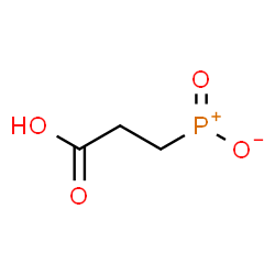 ChemSpider 2D Image | (2-Carboxyethyl)(oxo)phosphoniumolate | C3H5O4P