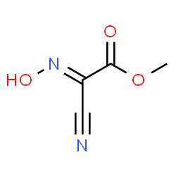 ChemSpider 2D Image | Methyl (2E)-cyano(hydroxyimino)acetate | C4H4N2O3