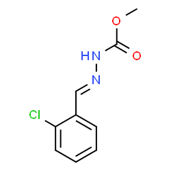ChemSpider 2D Image | METHYL (2-CHLOROBENZYLIDENE)CARBAZATE | C9H9ClN2O2