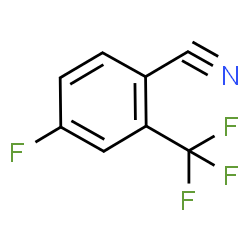 ChemSpider 2D Image | 4-Fluoro-2-(trifluoromethyl)benzonitrile | C8H3F4N