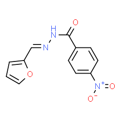ChemSpider 2D Image | N'-[(E)-2-Furylmethylene]-4-nitrobenzohydrazide | C12H9N3O4