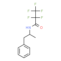 ChemSpider 2D Image | 2,2,3,3,3-Pentafluoro-N-(1-phenyl-2-propanyl)propanamide | C12H12F5NO
