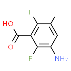 ChemSpider 2D Image | 3-Amino-2,5,6-trifluorobenzoic acid | C7H4F3NO2