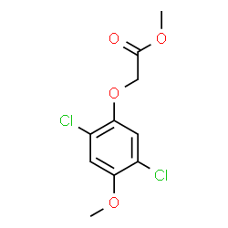 ChemSpider 2D Image | Methyl (2,5-dichloro-4-methoxyphenoxy)acetate | C10H10Cl2O4