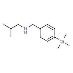 ChemSpider 2D Image | 2-Methyl-N-[4-(trimethylsilyl)benzyl]-1-propanamine | C14H25NSi