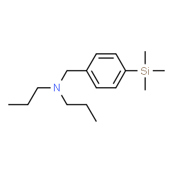 ChemSpider 2D Image | N-Propyl-N-[4-(trimethylsilyl)benzyl]-1-propanamine | C16H29NSi