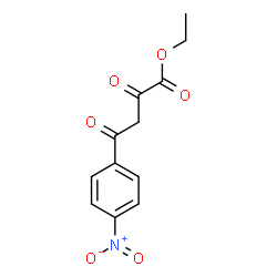 ChemSpider 2D Image | Ethyl 4-(4-nitrophenyl)-2,4-dioxobutanoate | C12H11NO6