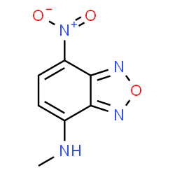 ChemSpider 2D Image | Benzofurazan, 4-(methylamino)-7-nitro- | C7H6N4O3