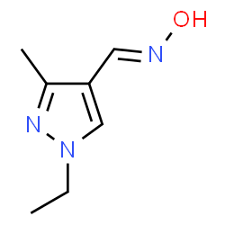 ChemSpider 2D Image | 1-Ethyl-3-methyl-1H-pyrazole-4-carbaldehyde oxime | C7H11N3O