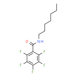 ChemSpider 2D Image | 2,3,4,5,6-Pentafluoro-N-heptylbenzamide | C14H16F5NO