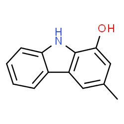 ChemSpider 2D Image | 3-Methyl-9H-carbazol-1-ol | C13H11NO